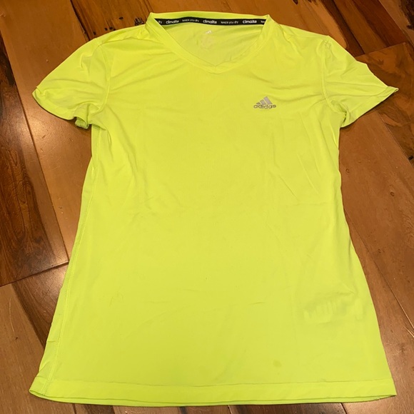 ADIDAS CLIMALITE | WOMENS SMALL | NEW | NEON - Picture 1 of 4